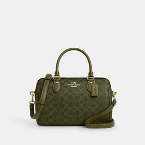 Coach Outlet Rowan Satchel Bag In Signature Canvas